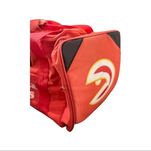 𝅺ATLANTA Hawks NBA vintage Starter bag duffel weekender retro 90s 80s rare - Picture 7 of 15